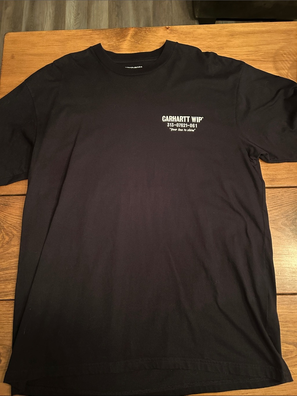 Carhartt WIP Black Short-Sleeve Logo Tee